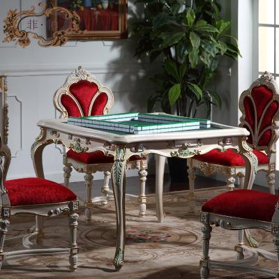 China Meuble-Palace Table mah-jang Style French Provincial Royal French Dining Room Classic Solid Wood Furniture for sale