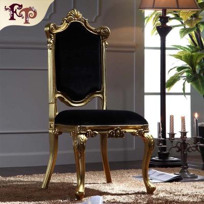 China Classic Baroque Furniture Royalty Solid Wood Handmade Solid Wood Chair for sale