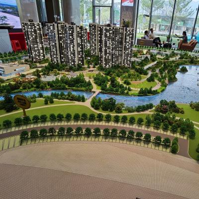 China Modern Architecture 2022 Newest 3d Scale Model Making Art Architecture Design Customize Miniature Building Residential Model for sale