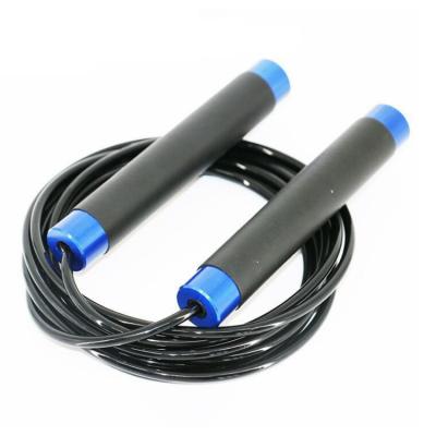 China Aluminum handle + durable and strong steel wire+PVC good price skipping rope for sale