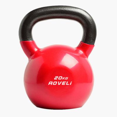 China Factory Price Universal Custom Colored Cast Vinyl Coated Kettle Bell With Gym for sale