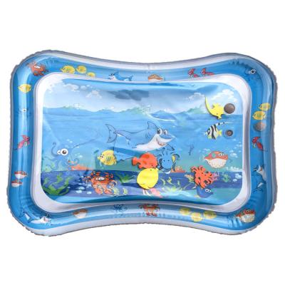 China Early Educational Inflatable Baby Toy Wholesale PVC Time Inflatable Tummy Time Educational Inflatable Game Mats With Water for sale