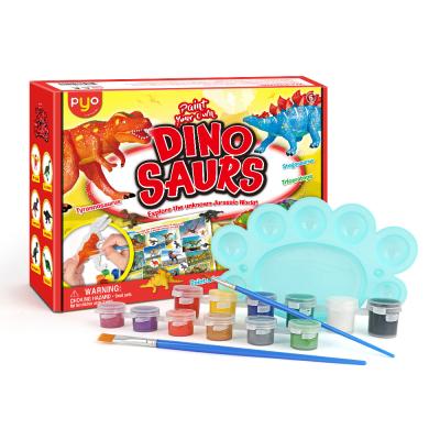 China New Product Eco-friendly Material Diy Dinosaur Painted To Suit Educational Toys For Children Gift for sale