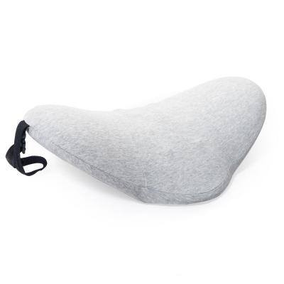 China Wholesale Solid Color Corduroy Massage Cushion With Armrest Waist Pillow Sofa Backrest Lumbar Pillow for sale