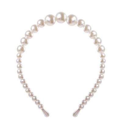 China New Fashion Fashion Large Design Pearl Headband Hair Hoop Jewelry Accessories for sale