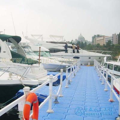 China Floating pier; ZhongYa Marine Modular Floating Dock HDPE Pontoon Floating Deck for sale