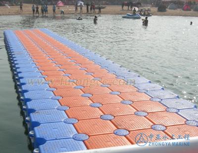 China Modular Floating Boat Floating Bridge Cube Pontoon Plastic Float for sale