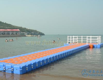 China Simple Floating Jetty Flexible Cheap Plastic Floating Bridge for sale