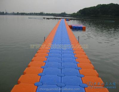 China Plastic Jet Ski Dock ZhongYa Pontoon Deck Manufacturer for sale