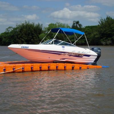 China Floating Dock Supplier Plastic Floating Water Platform Pontoon For Boat for sale