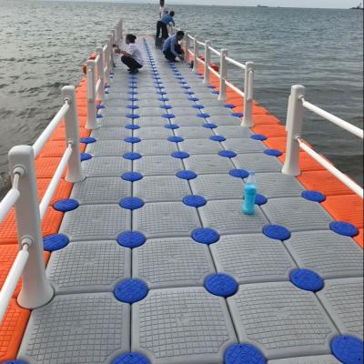 China Water Park Marina Floating Platform Plastic HDPE Float Pontoon for sale