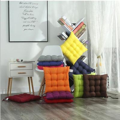 China Soft sale promotional office home square sofa thickened solid color pillow cover luxury decorative cushion for sale