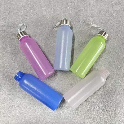 China Sports 18oz Temperature Sense Summer Stocked Bottles Color Changing Stadium Bottle With Stainless Steel Lids For Cold Water Drinks for sale