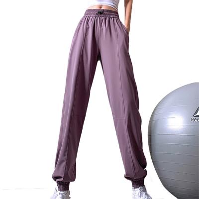 China High Quality Casual Loose Tied Summer Sweatpants Leg Fashion Factory Slim Jumpsuits Wholesale High-waisted Women QUICK-DRY for sale