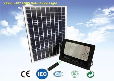 China 100w 200W Exterior Solar LED Flood Lights / Solar Powered Pir Floodlight for sale