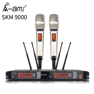 China Perfect Sound Professional Diversity Vocal Dynamic UHF Handheld Wireless Microphone MIC for sale