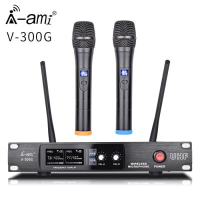 China Professional Sound Hot Selling UHF Microphone Wireless System Perfect for Stage and Karaoke Handheld Microphone for sale