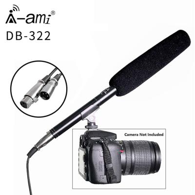 China Professional Handheld Microphone Wire Interview Microphone For Camera for sale