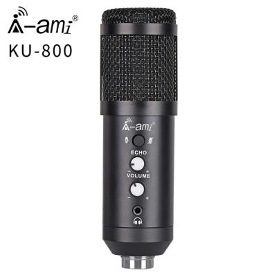 China Tabletop Border Studio Economical Portable Desktop Condenser Microphone for PC Recording for sale