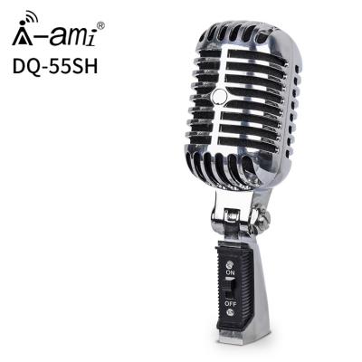 China Personal Mic Professional Retro Mics Old Vintage Style Handheld Microphone Singing Karaoke Recording Wired Dynamic Choir Microphone for sale