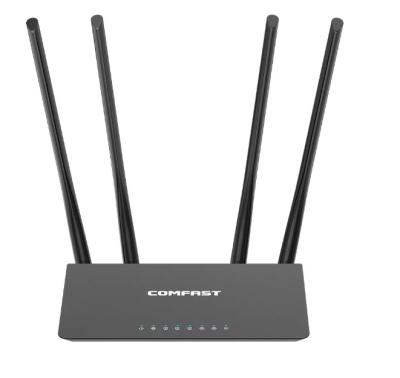 China Home Comfast 4 antennas 5dBi tenda ac11 gigabit wifi router 1200mbps external wireless Internet Wi-Fi router for sale