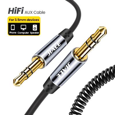 China Millimeters AUX. Car 3.5mm Jack 3.5mm AUX Cable Wire Extension Cable. to. Plug and Play Audio Cable 3.5 Cord Gold Plated for sale