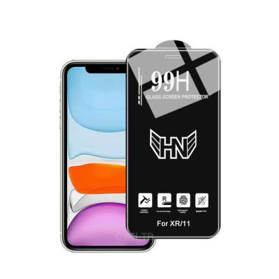 China 99H Anti-fingerprint Screen Protector Full Cover Mobile Phone Mood Glass For iPhone 13 12 11 pro XR Max X XS 6 6S plus Samsung A22 A42 A52 A02S for sale