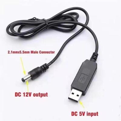 China Other 3FT 1.35mm x 3.5mm Barrel Jack 5V 12V DC to USB Power Cable for wifi modem for sale