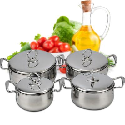 China Sustainable Factory Supply Cheap Price Stainless Steel Cooking Pot For Dining Room for sale