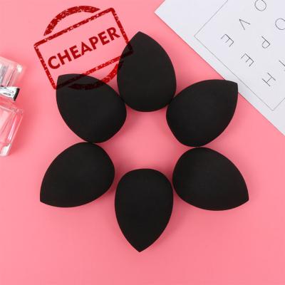 China Non Toxic Wholesale Organic Black Latex Beauty Makeup Sponge Free Blender 1-4-40 for sale