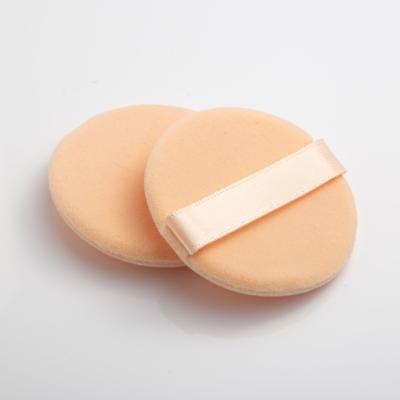 China Non Toxic Latex Good Quality Cotton Non Puff For Face Powder Makeup Base Hairline Triangle Powder Puff for sale