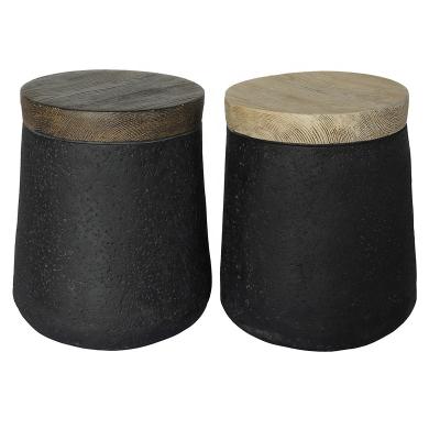 China Modern Round Drum Stool For Outdoor Hotel Home Decoration Garden Seat Follower Position Hotel Stool Chair for sale