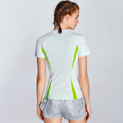 China Breathable Gauze Combat Receiving Waist Quick-Dry Jogging Women's Short-Sleeve Fitness Sports T-Shirt for sale