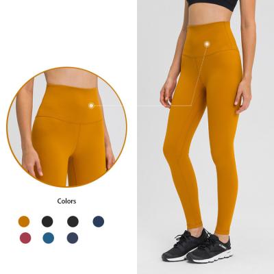 China Breathable Thongs Compression Tights Legging For Women High Waist Inside Pocket Workout Yoga Nylon Pants for sale