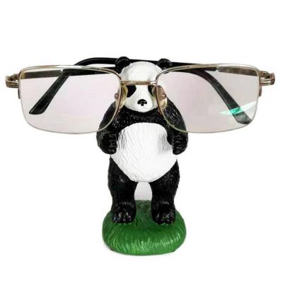 China Table Free Standing Animal Glasses Stand Resin Dog Glasses Sunglasses Stand Holder Bracket for sale