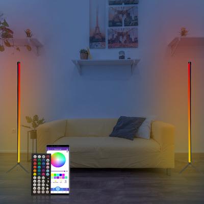 China Multifunctional and remote control easy modern creative vertical lamp decor stand home floor light for promotion for sale