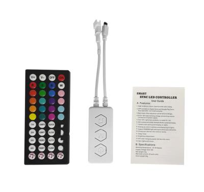 China Easy Installation 3 Head Smart Remote Controller Bt Control Brightness Adjustment For Dreamy Color Led Strip Light for sale