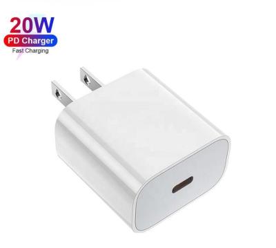 China Fast Charge For iPhone From 0 To 50% In 30mins Factory Original USA Plug In Type C PD 20w Fast Charger For Cell Phone USB-C 20W Chargers Chargers Adapters For iPhone 14 13 12 for sale