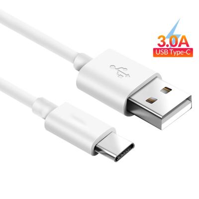 China Good Quality Thick Durable Type-C Dates Mobile Phone 3A USB Cable 1M 2M 3M USB Cable Fast Charging Type C Cable For USB C Fast Charger for sale