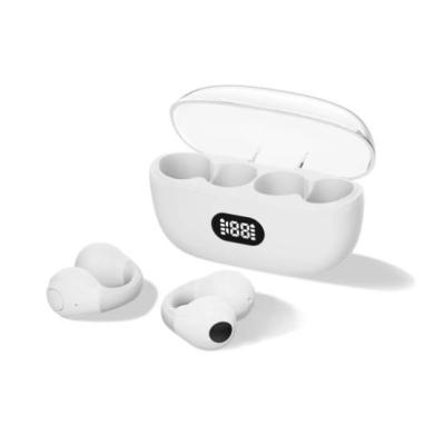 China New Viable Trending Bone Conduction Earbuds Pods Air S Clip On Earphone And Wireless Earphone No Earache TWS Clip On Ear-hook Headset for sale