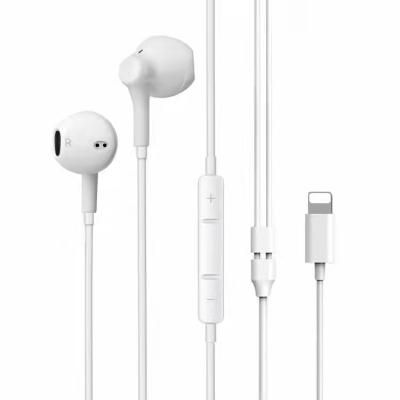 China Factory Wholesale Original 2023 Quality 8pin Earphone Lighting Earbuds And Cable Earbuds For iPhone 7/8/X/11/12/13/14 Wired Earphone for sale