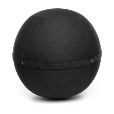 China Home Yoga Exercise Anti-burst Yoga Ball Chair Exercise Pilates Fitness Balance Ball with Handle and Stability Ring for sale