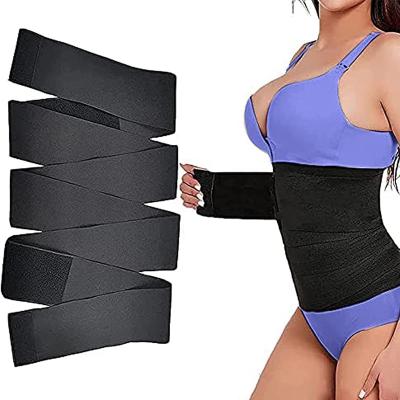 China Latex Waist Trainer Adjustable Waist Trainer And Lumbar Waist Support Belt Women Sports Waist Trimmer Comfortable Bandage Wrap for sale