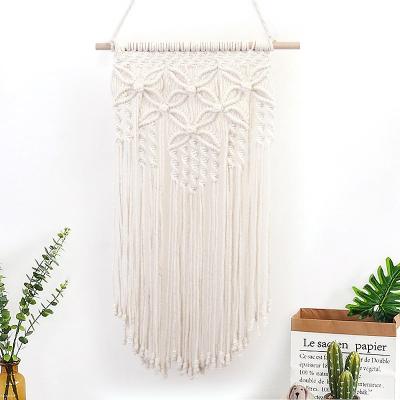 China 100% Handmade Geometric Wall Art Boho Macrame Wall Hanging Art Woven Boho Home Decor for sale