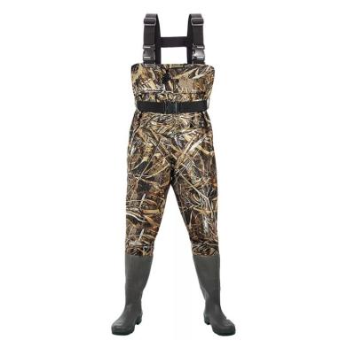 China Top Quality Full Body Waders Fashionable Waterproof Neoprene Hunting 6M Waders With Boots for sale