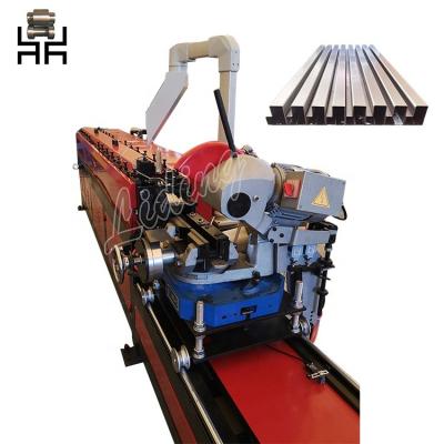 China Building Material Stores Metal Shelf Step Beam P Beam Making Machinery P Beam Roll Forming Machine For Storage for sale