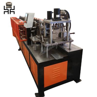 China Professional Automatic Galvanized Steel Blade Machine Fire Rated Adjustable Building Material Stores Width Fire Regulator Making Machine for sale