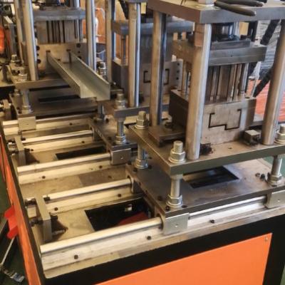 China Building Material Shops Window Metal Steel Shelf Door Frame Straight Roll Forming Production Line Steel Door Frame Making Machinery for sale