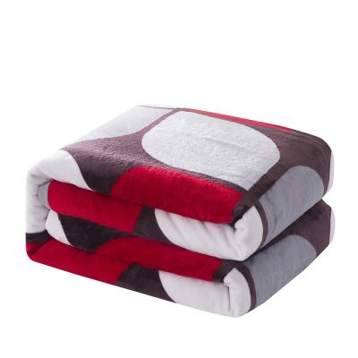 China Wholesale PORTABLE Blanket Super Soft Oversized Warm Thick 100% Polyester Flannel Fleece Blanket For Bed for sale