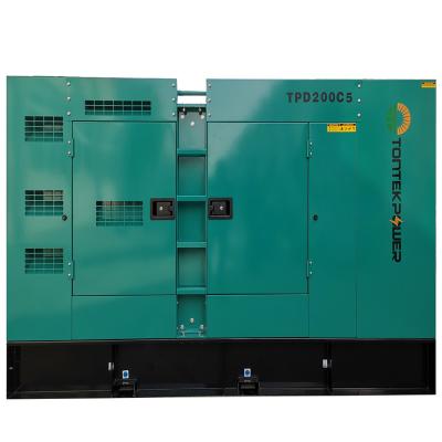 China Single Bearing Silent Diesel Generators 180kw Three Phase Low Rpm Diesel Engine Set By Cnmc Te koop